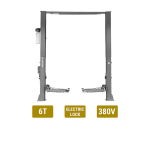6 Ton, Clear Floor, Long, Electric Lock, 380v, Two Post Lift Nb