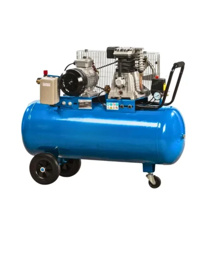 PISTON COMPRESSOR WITH BELT DRIVE 380V, REV. 100 L, 400 L/MIN
