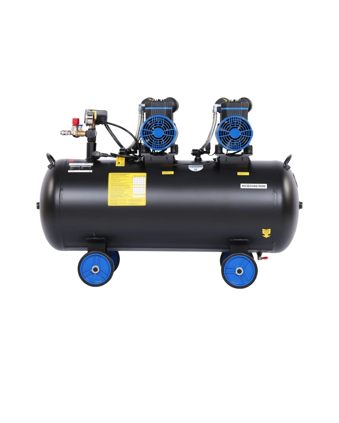 OIL-FREE AIR COMPRESSOR 220V, REV. 125L, 500 L/MIN OIL-FREE AIR COMPRESSOR 220V, REV. 125L, 500 L/MIN