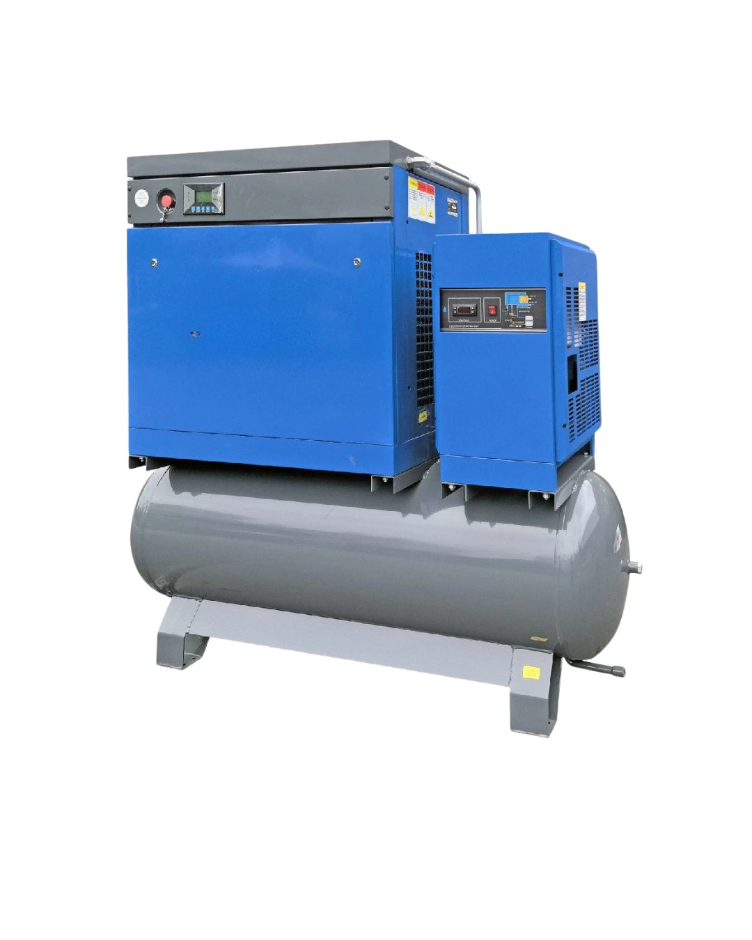 SCREW AIR COMPRESSOR TANK WITH ELECTRIC DRAIN VALVE, 11 KW, 10 SCREW AIR COMPRESSOR TANK WITH ELECTRIC DRAIN VALVE, 11 KW, 10