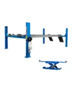 6.5 TON 4-POST WHEEL ALIGNMENT LIFT WITH 3 TON MANUAL ROLLING JACKING BEAM– 380V