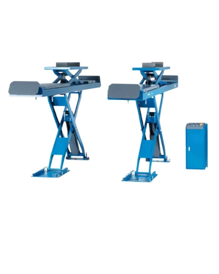 4.5 TON SCISSOR LIFT FOR WHEEL ALIGNMENT, 2 LEVELS (WITH EMERGENCY LOWERING)