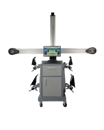 WHEEL ALIGNMENT 3D, 2 CAMERAS WITH THIN POST AND CAMERA BEAM AT THE FRONT