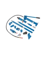 10 TON BODY FRAME REPAIR KIT WITH PRESSURE GAUGE – 15 ITEMS