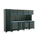 15 PCS DELUXE GARAGE ORGANIZATION COLLECTION WITH STAINLESS STEEL COVER
